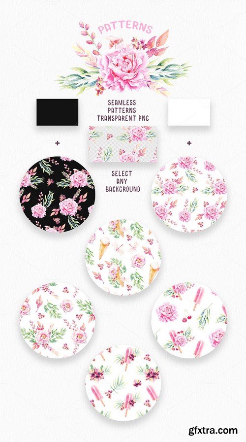 CM - Floral Patterns Bundle 90% OFF 1027168