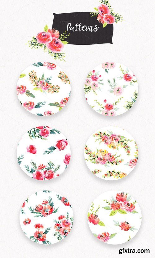 CM - Floral Patterns Bundle 90% OFF 1027168