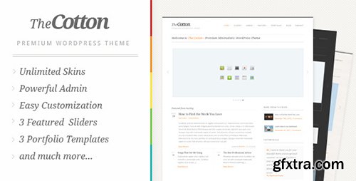 ThemeForest - The Cotton v1.3.0 - Powerful Minimalistic WordPress Theme - 240813