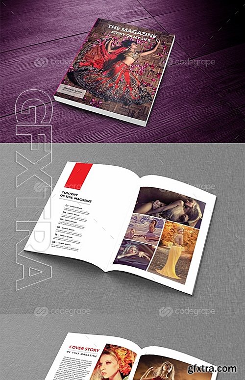 Clean Magazine Template Vol 02 10686