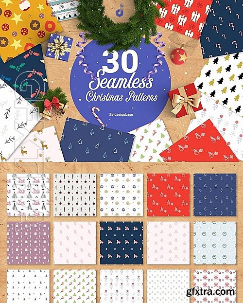 CM - 30 Seamless Christmas Patterns 1121912