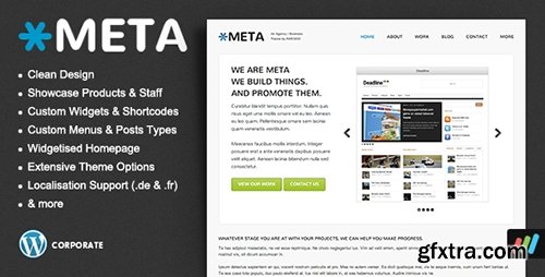 ThemeForest - Meta v1.1.2 - Agency / Business / Corporate WordPress Theme - 1969789