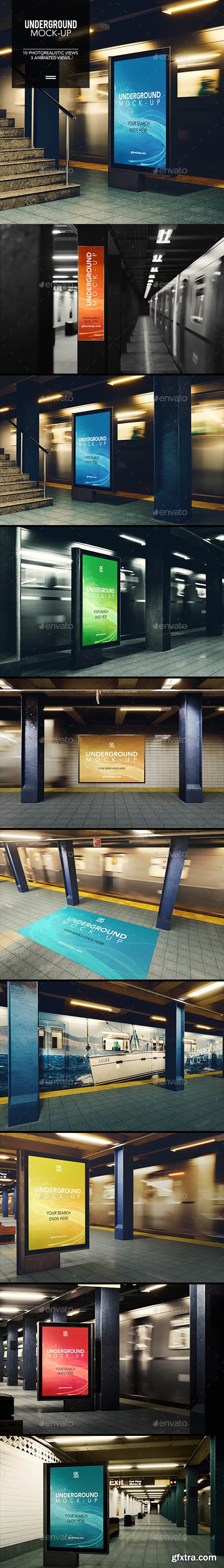 Graphicriver - 3D Underground / Subway Mock-up / Animated Edition 18420854