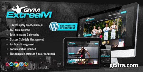 ThemeForest - Gym Extream v1.7 - Gym and Fitness Wordpress Theme - 3581558