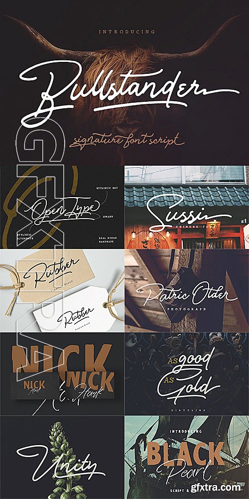 CM - Bullstander Font Set - 60% OFF 1123226