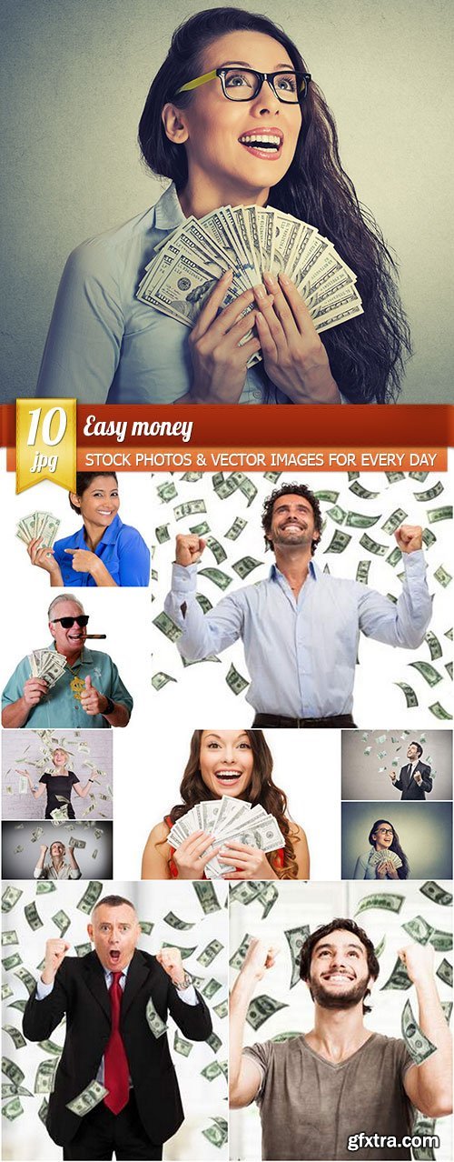 Easy money, 10 x UHQ JPEG