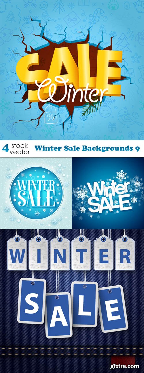 Vectors - Winter Sale Backgrounds 9