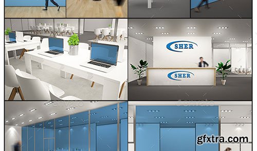 Graphicriver Office Branding Mockup V1 14422629