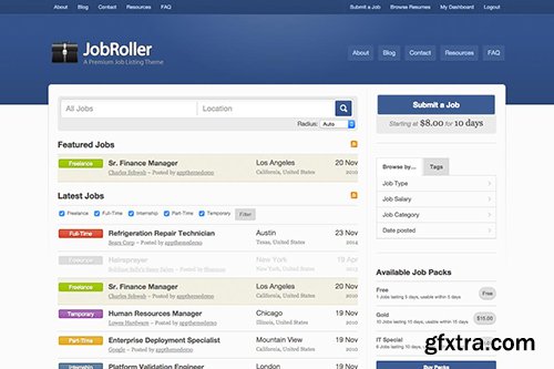 AppThemes - JobRoller v1.8.7 - WordPress Job Board Theme