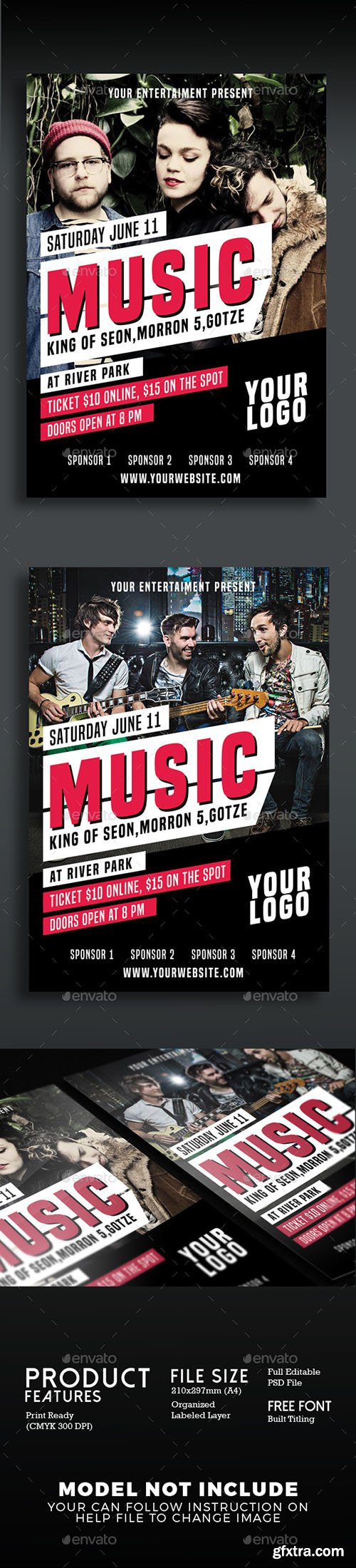 Graphicriver Music Concert Flyer 16385486