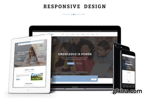 CreativeMarket Fiora Education Template 1121724