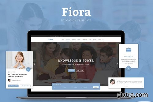 CreativeMarket Fiora Education Template 1121724