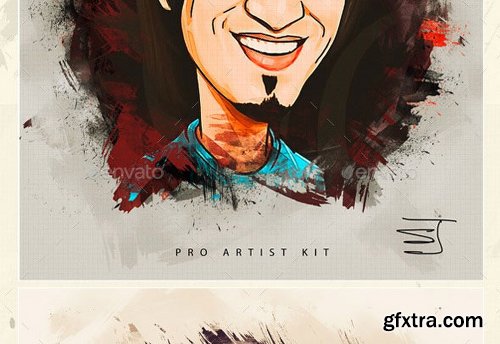 Graphicriver Pro Artist Creation Kit Template - Creative Mask FX 13100902