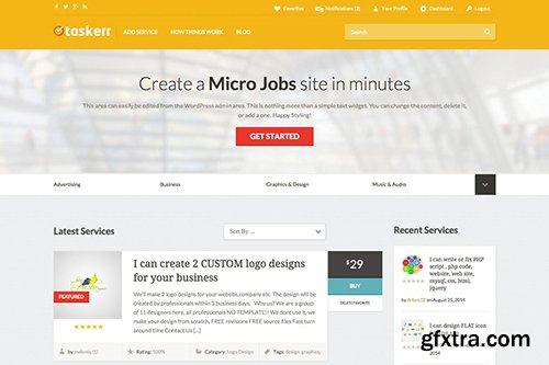 AppThemes - Taskerr v1.3.2 - WordPress Micro Jobs Theme