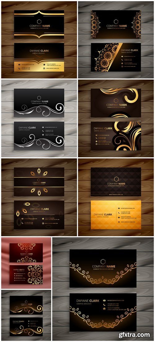 Luxury Business Card - 9 EPS Vector Stock