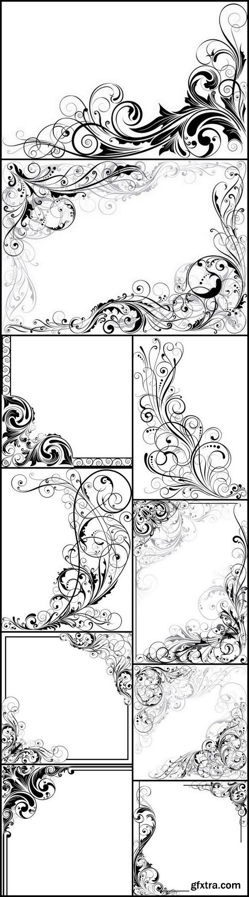 Ornament Floral Design - 10 EPS Vector Stock