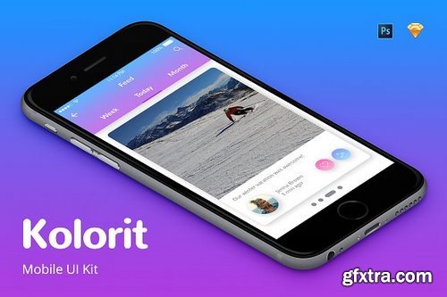 CM - Kolorit Mobile UI Kit 1119908