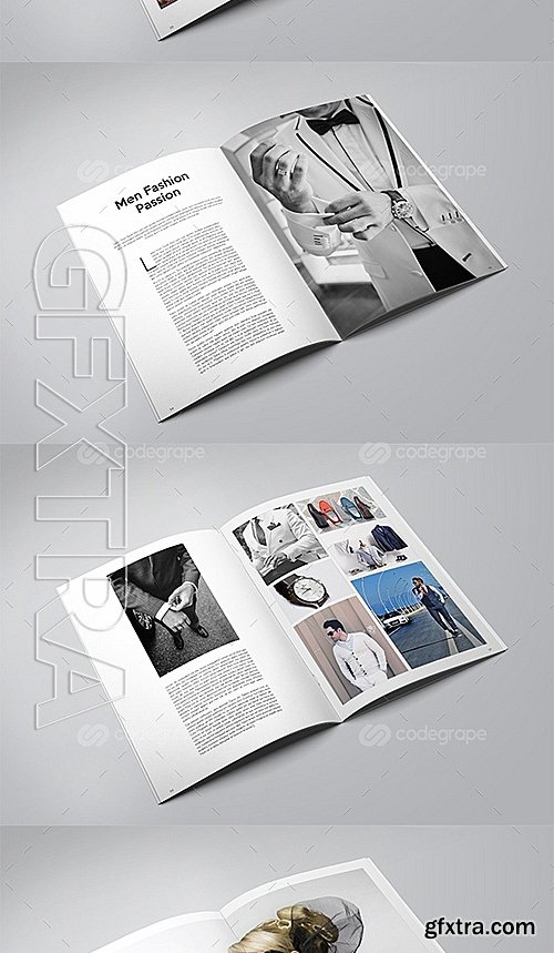 Clean Elegant Magazine Template 10657