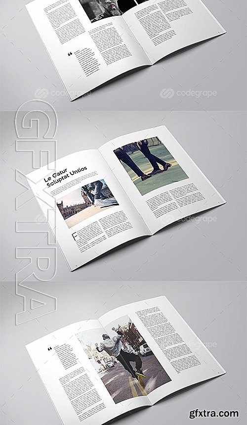 Clean Elegant Magazine Template 10657