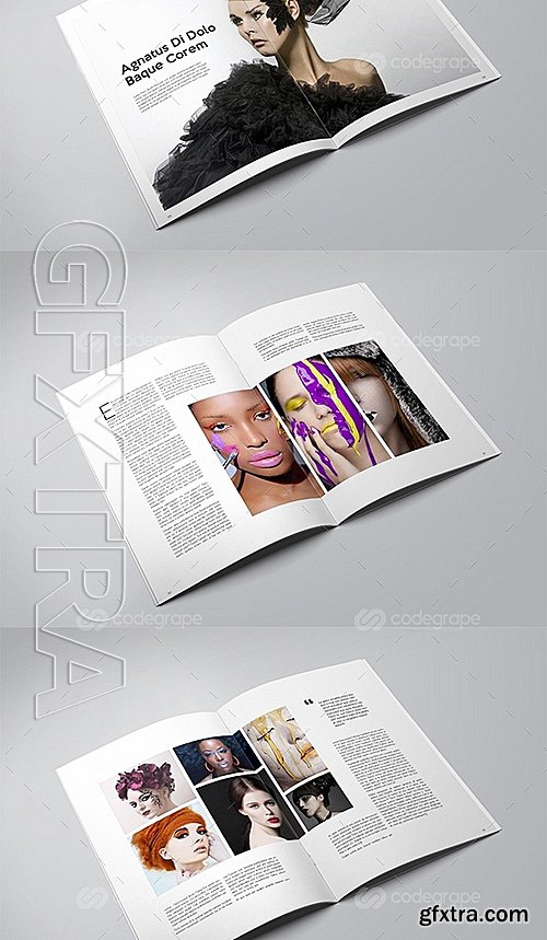 Clean Elegant Magazine Template 10657