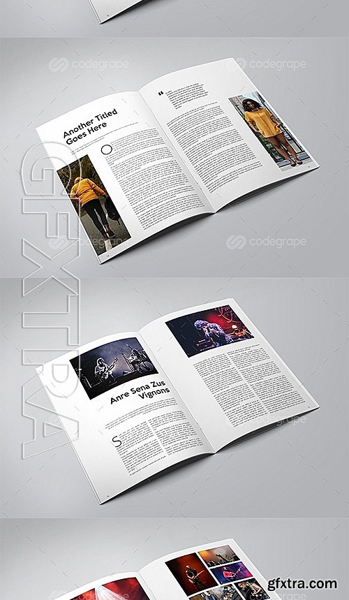 Clean Elegant Magazine Template 10657