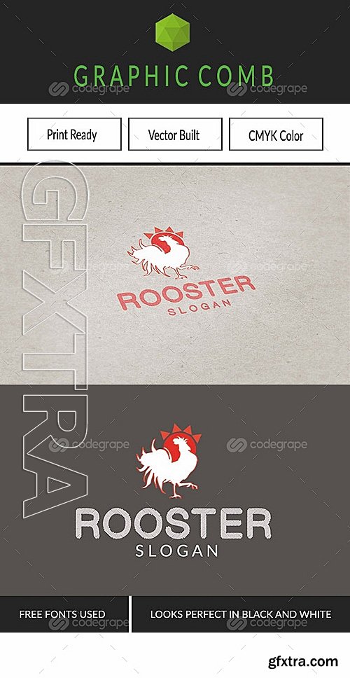 Rooster Logo 9887