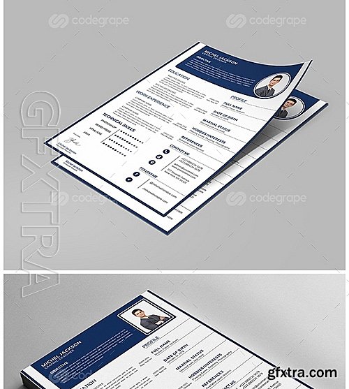 Single Page Resume 8863