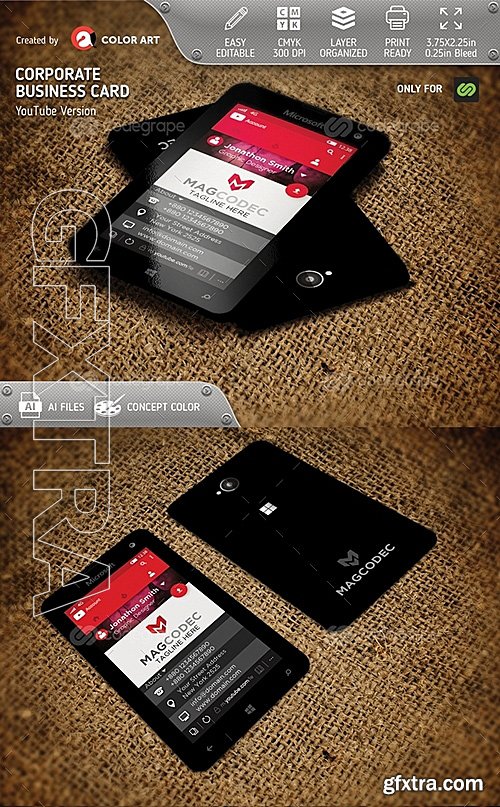 Youtube Business Card v1 10555