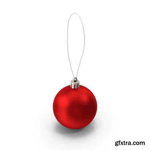 3D - Round Christmas Ornament