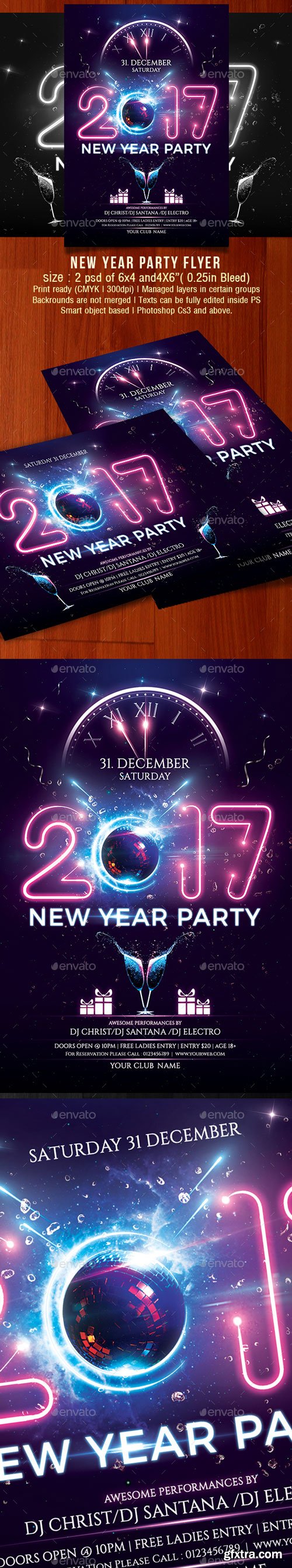 GraphicRiver - New Year Party Flyer - 18924235