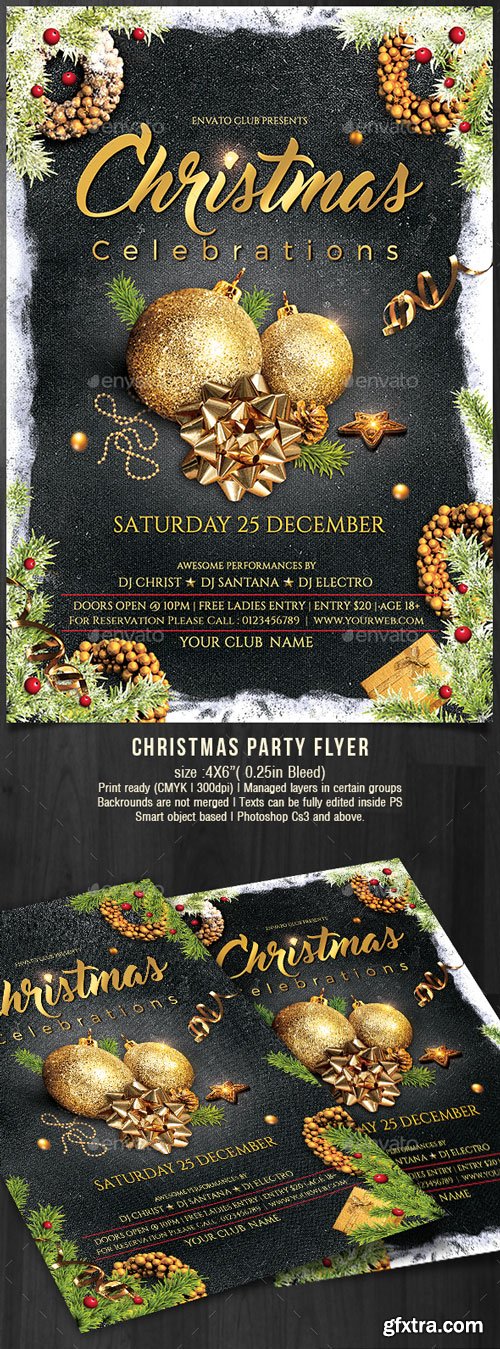 GraphicRiver - Christmas Flyer - 19102626