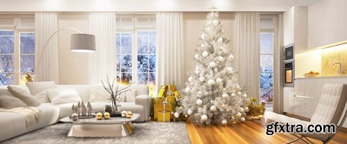 Christmas Christmas tree a collection interior Christmas light garland 25 HQ Jpeg