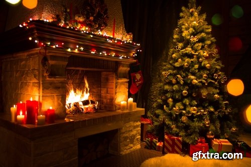 Christmas Christmas tree a collection interior Christmas light garland 25 HQ Jpeg