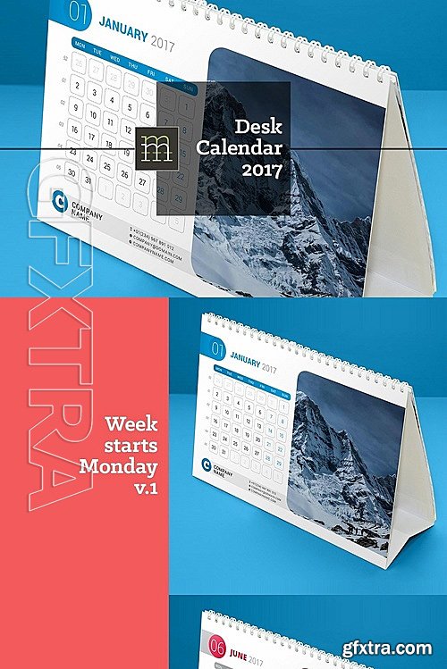 CM - Desk Calendar 2017 (DC18) 1110989