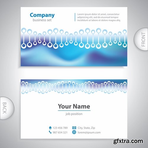 Collection book cover journal notebook flyer card business card banner vector image 38-25 EPS