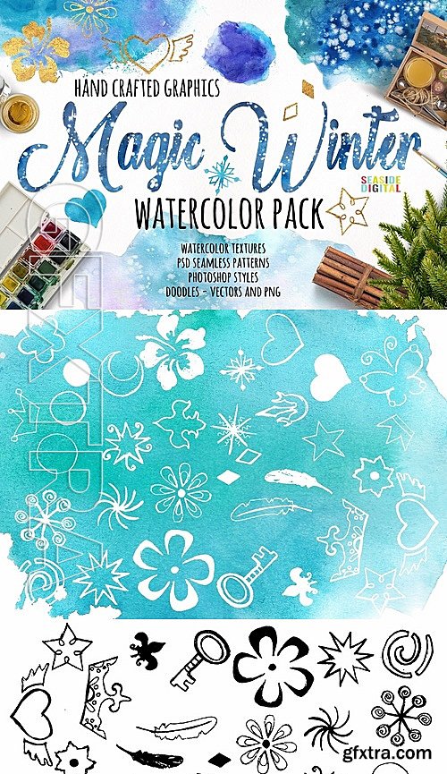 CM - Magic Winter Watercolor Pack 1111562