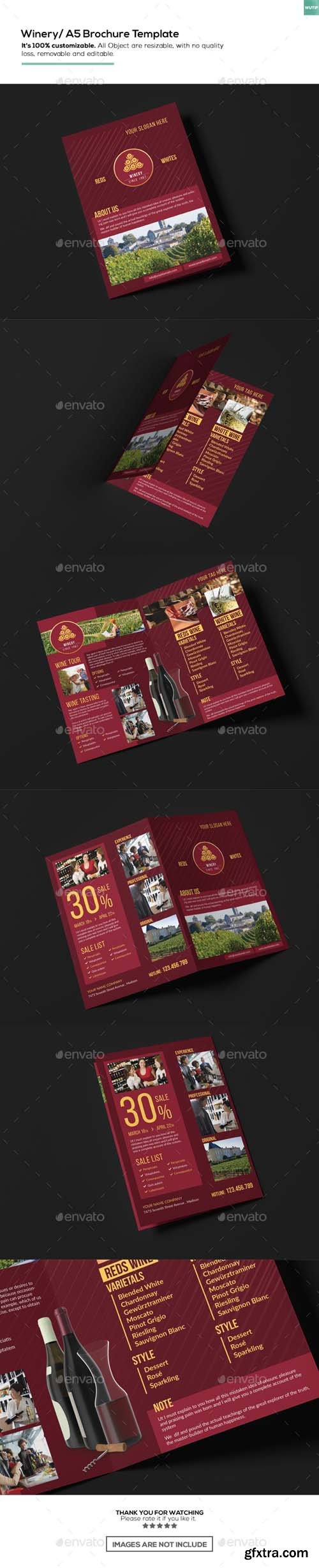 GR - Winery/ A5 Brochure Template 15911030