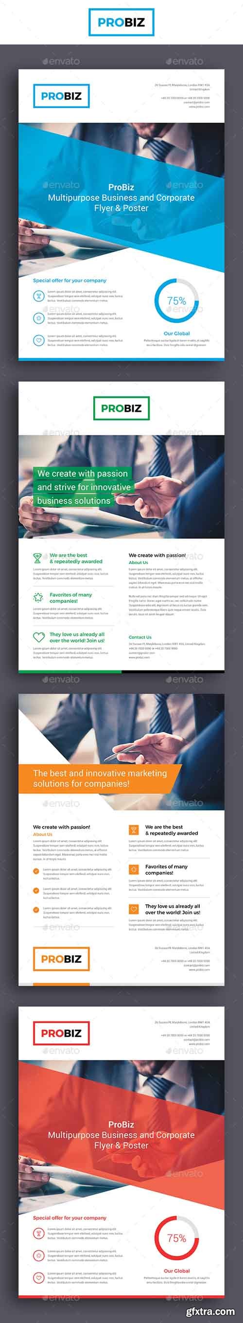 GR - ProBiz – Business and Corporate Flyer 19045696