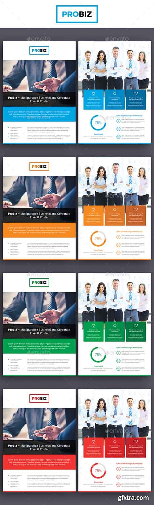 GR - ProBiz – Business and Corporate Flyer Double Sided 19110743