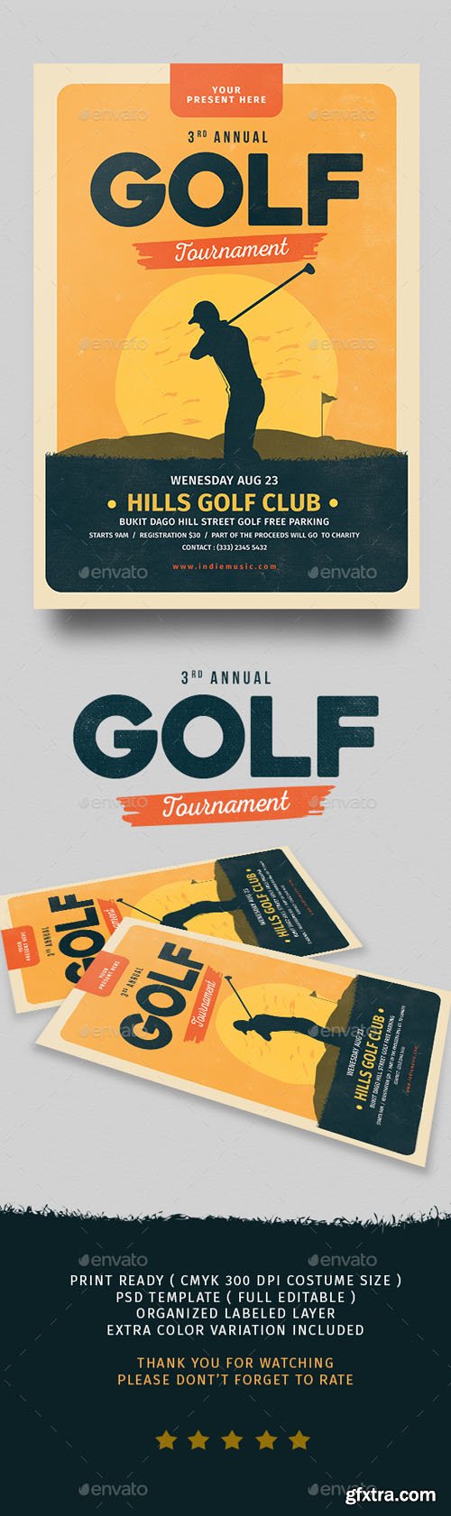 GR - Golf Turnament Flyer 17278124