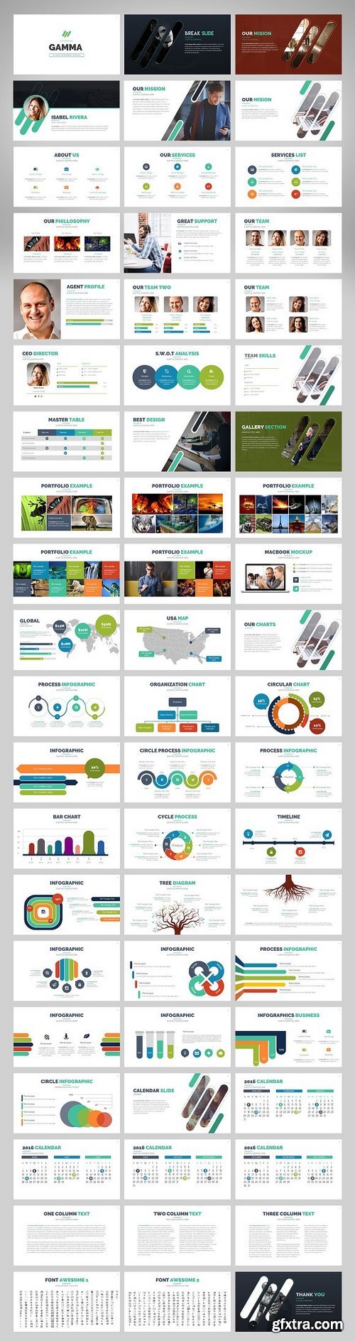 CM 755561 - Gamma | Powerpoint Template