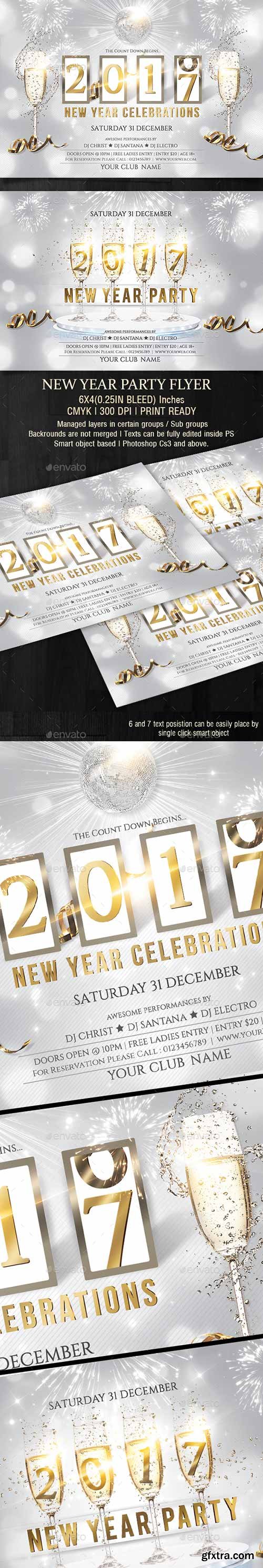 GraphicRiver 19047483 - New Year Party Flyer 1105450