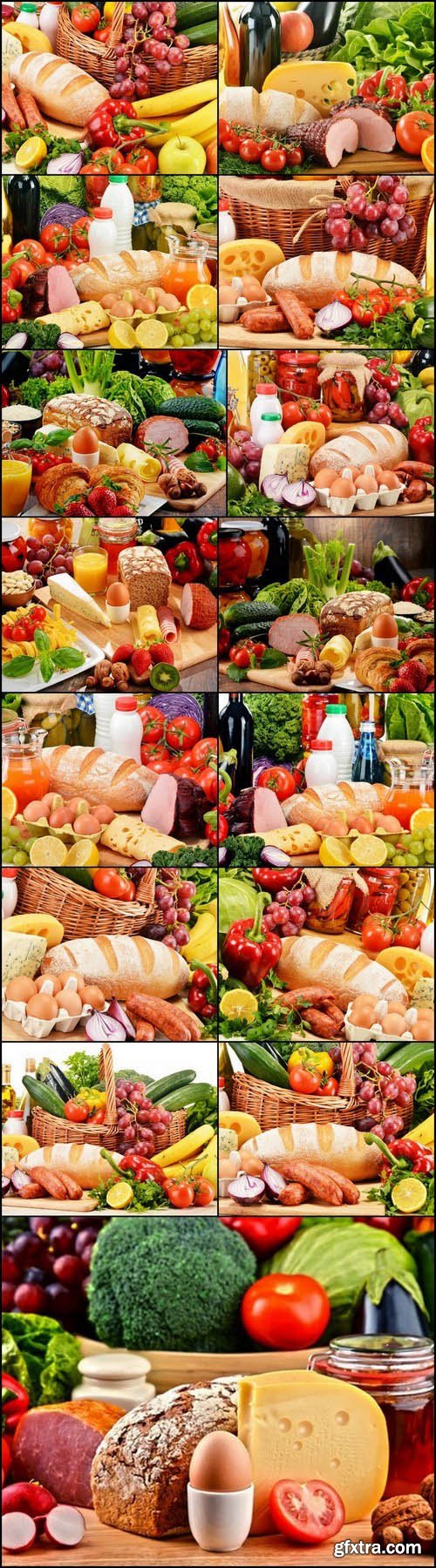 Healthy Groceries - 15 UHQ JPEG Stock Images