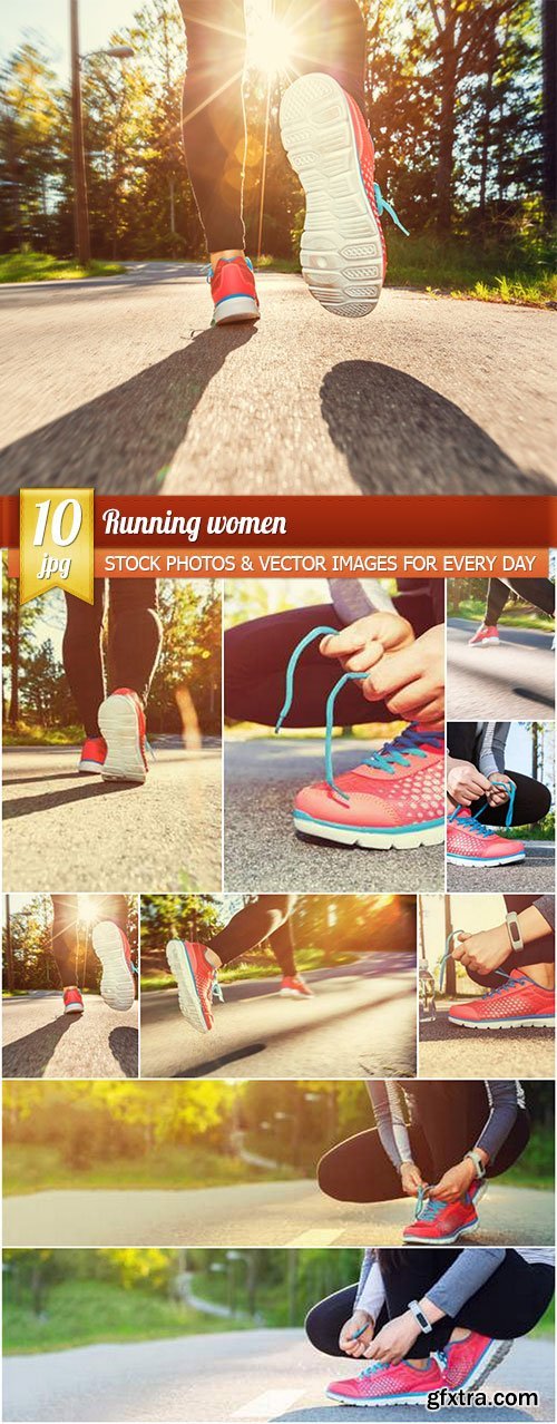 Running women, 10 x UHQ JPEG