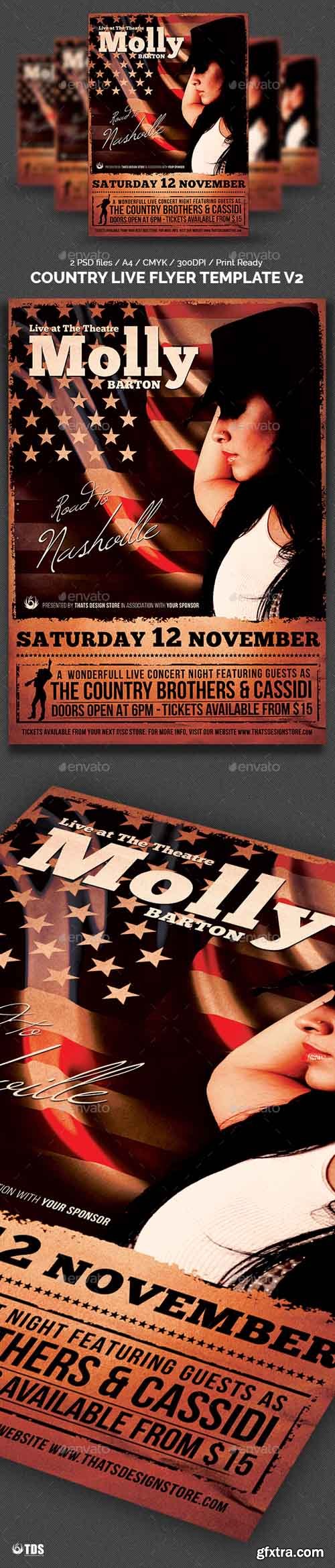 GR - Country Live Flyer Template V2 8055448