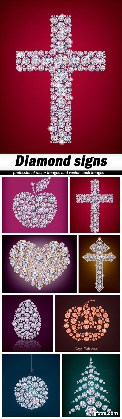 Diamond signs - 8 EPS