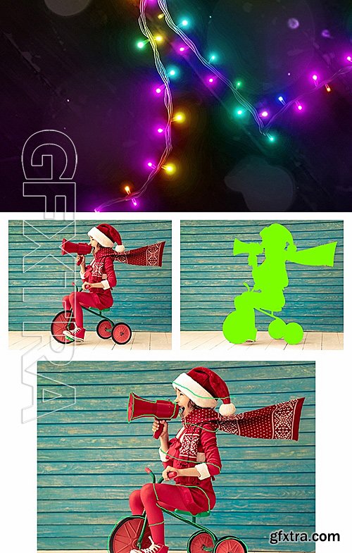 GraphicRiver - Christmas Lights Photoshop Action 19196889