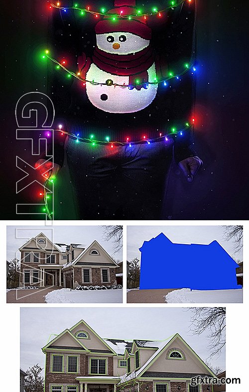 GraphicRiver - Christmas Lights Photoshop Action 19196889