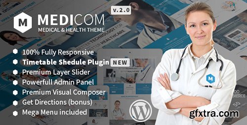 ThemeForest - Medicom v2.0.9.5 - Medical & Health WordPress Theme - 7608871