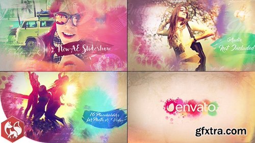 Videohive Watercolor Slideshow 17733386